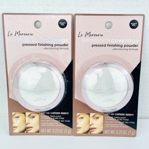 2 Pack Le Mercerie Translucent Coverage Pressed Finishing Powder Ultra Blurring